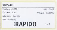 Etiquette verrière Etiquette verrière